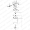 FIAT 46409922 Fuel filter